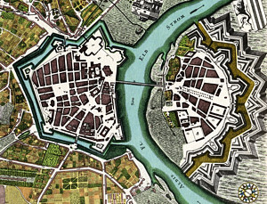 Dresda - Mappa Antica della Citt